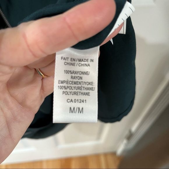 Twik emerald green short sleeve zipper front dress size medium - Picture 9 of 11